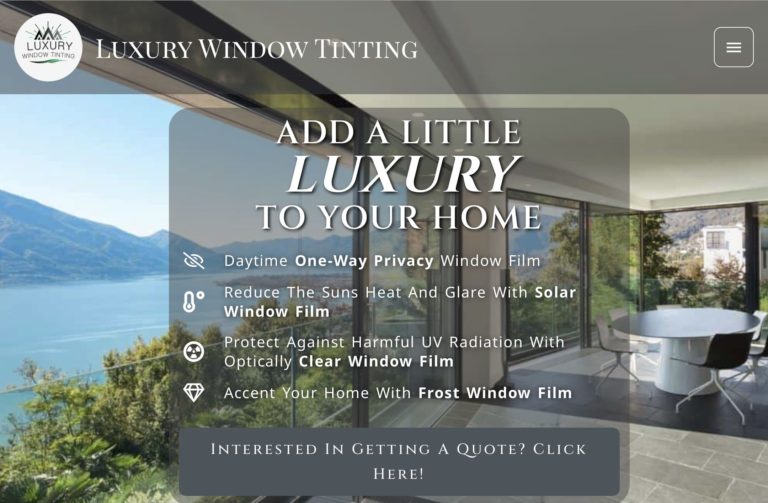 Luxury Window Tinting [Tablet, iPad Air]